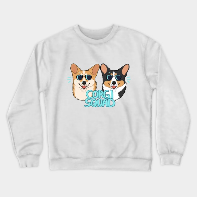 CORGI SQUAD Crewneck Sweatshirt by mexicanine